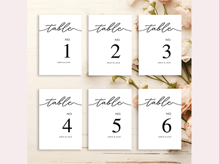 Table Plan - Framed - Bespoke
